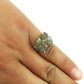 Gift For Woman Beaded Ring 925 Silver Natural Labradorite Gemstone Z24