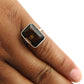 Natural Smoky Quartz Statement Tribal Ring 925 Silver For Girls K16
