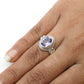 Natural Amethyst Gemstone Cocktail Ring 925 Silver Wholesale Jewelry Z12