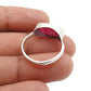 925 Sterling Silver Ruby Gemstone July Birthstone Statement Ring