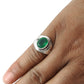 Green Onyx Gemstone Solid 925 Silver Statement Cocktail Ring Jewelry