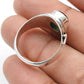 Green Onyx Gemstone Solid 925 Silver Statement Cocktail Ring Jewelry