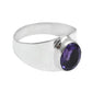 Amethyst Stone Solid Sterling Silver Cocktail Daughter Gift Ring Jewelry