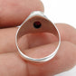 Natural Ruby Band Birthday Daughter Gift Ring Jewelry 925 Solid Silver