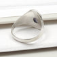 Natural Iolite Artisan Cocktail Ring 925 Solid Silver Jewelry