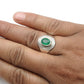 Green Onyx Gemstone 925 Solid Silver Engagement Cocktail Ring Jewelry