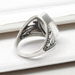 Rainbow Moonstone Solid 925 Sterling Silver Cocktail Ring Size 6