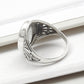 Rainbow Moonstone 925 Sterling Silver Bezel Band Ring Jewelry Size 6.5