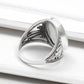Natural Rainbow Moonstone Solid 925 Sterling Silver Band Ring Size 7.5