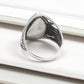 Rainbow Moonstone 925 Sterling Silver Handmade Ring Size 9.5