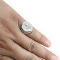 Pear Rainbow Moonstone Solid 925 Sterling Silver Ring Jewelry Size 7