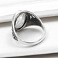 Rainbow Moonstone Sterling Silver Bezel Cocktail Boho Ring Size 6.5