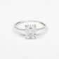 Wedding Ring White CZ 925 Sterling Silver Handmade Jewelry