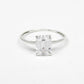 Wedding Ring White CZ 925 Sterling Silver Handmade Jewelry