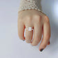 Wedding Ring White CZ 925 Sterling Silver Handmade Jewelry