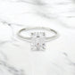 Wedding Ring White CZ 925 Sterling Silver Handmade Jewelry