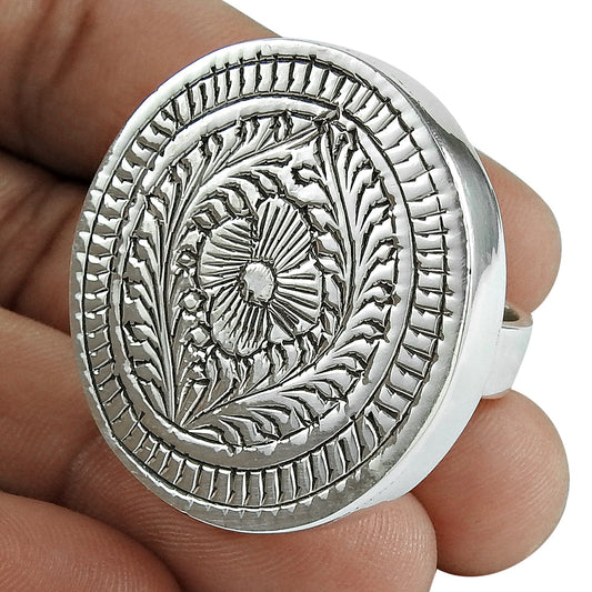 Solid 925 Sterling Silver Ring for Men & Women Classic Band