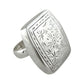 Genuine Solid 925 Sterling Silver Engraved Ring Classic Band for Men Women