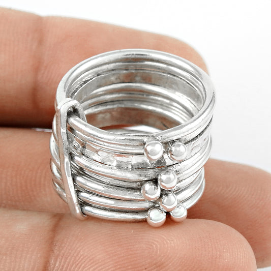 Handmade Solid 925 Sterling Silver Ring Polished Plain Band