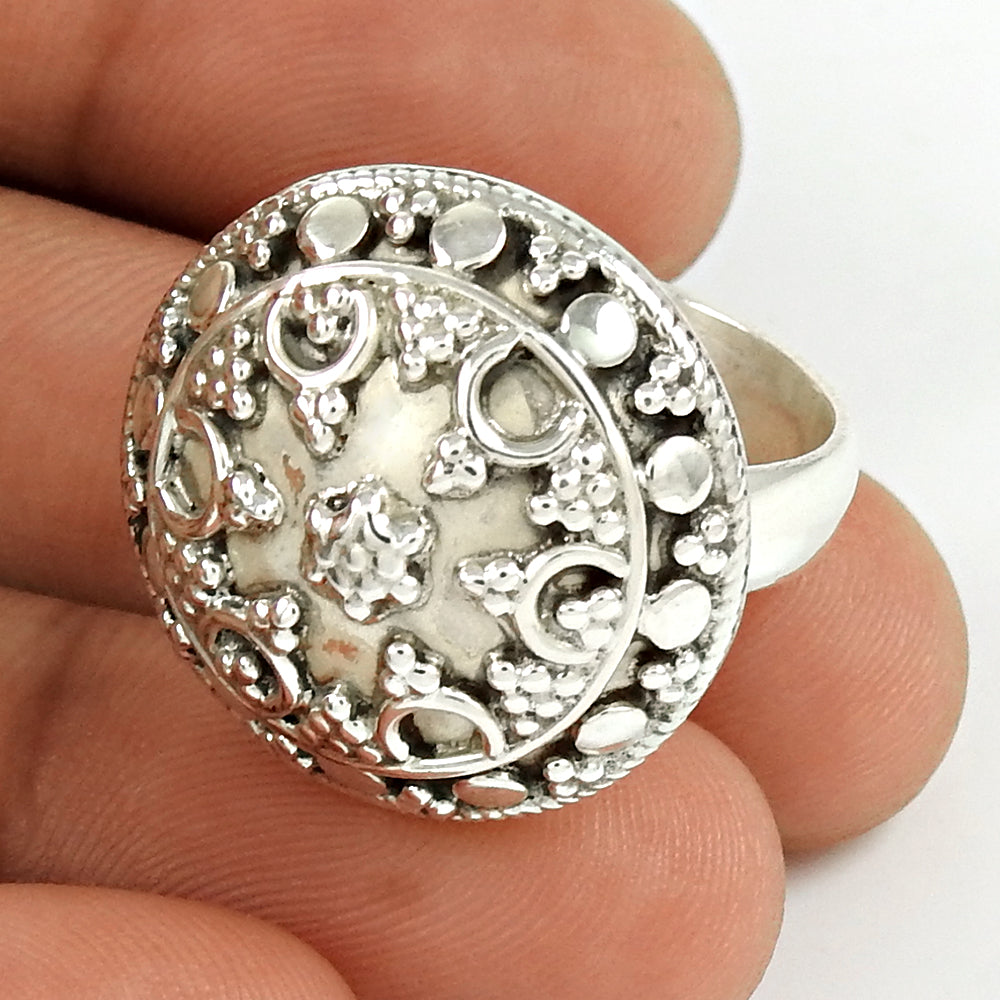 Solid 925 Sterling Silver Ring Wedding Band Style for Him & Her