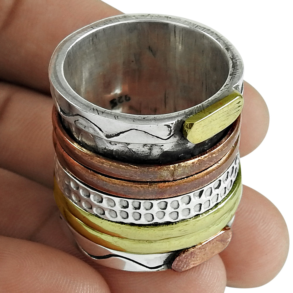 Plain Solid 925 Sterling Silver Ring Stackable Band Everyday Wear