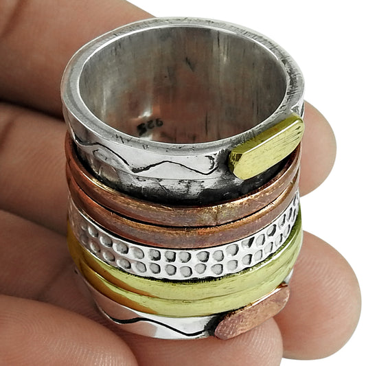 Plain Solid 925 Sterling Silver Ring Stackable Band Everyday Wear