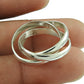 Unisex Solid 925 Sterling Silver Ring Timeless Classic Design