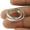 Unisex Solid 925 Sterling Silver Ring Timeless Classic Design