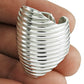 Solid 925 Sterling Silver Ring Plain Band Unisex Jewelry Gift