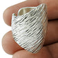 Solid 925 Sterling Silver Ring Men Women Polished Plain Band