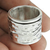 Solid 925 Sterling Silver Ring Artisan Handmade Jewelry Gift
