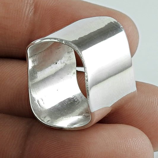 Genuine Vintage Solid 925 Sterling Silver Ring Handmade Jewelry
