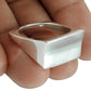 Vintage Solid 925 Sterling Silver Ring Classic Retro Band Unisex