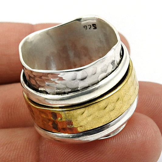 Solid 925 Sterling Silver Vintage Ring Traditional Classic Jewelry