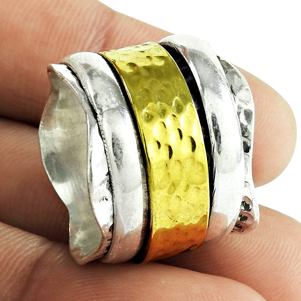 Solid 925 Sterling Silver Vintage Ring Traditional Classic Jewelry