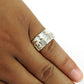 Handmade Vintage Solid 925 Sterling Silver Ring Boho Unisex Jewelry