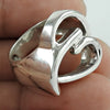 Authentic Vintage Solid 925 Sterling Silver Handmade Ring for Men Women