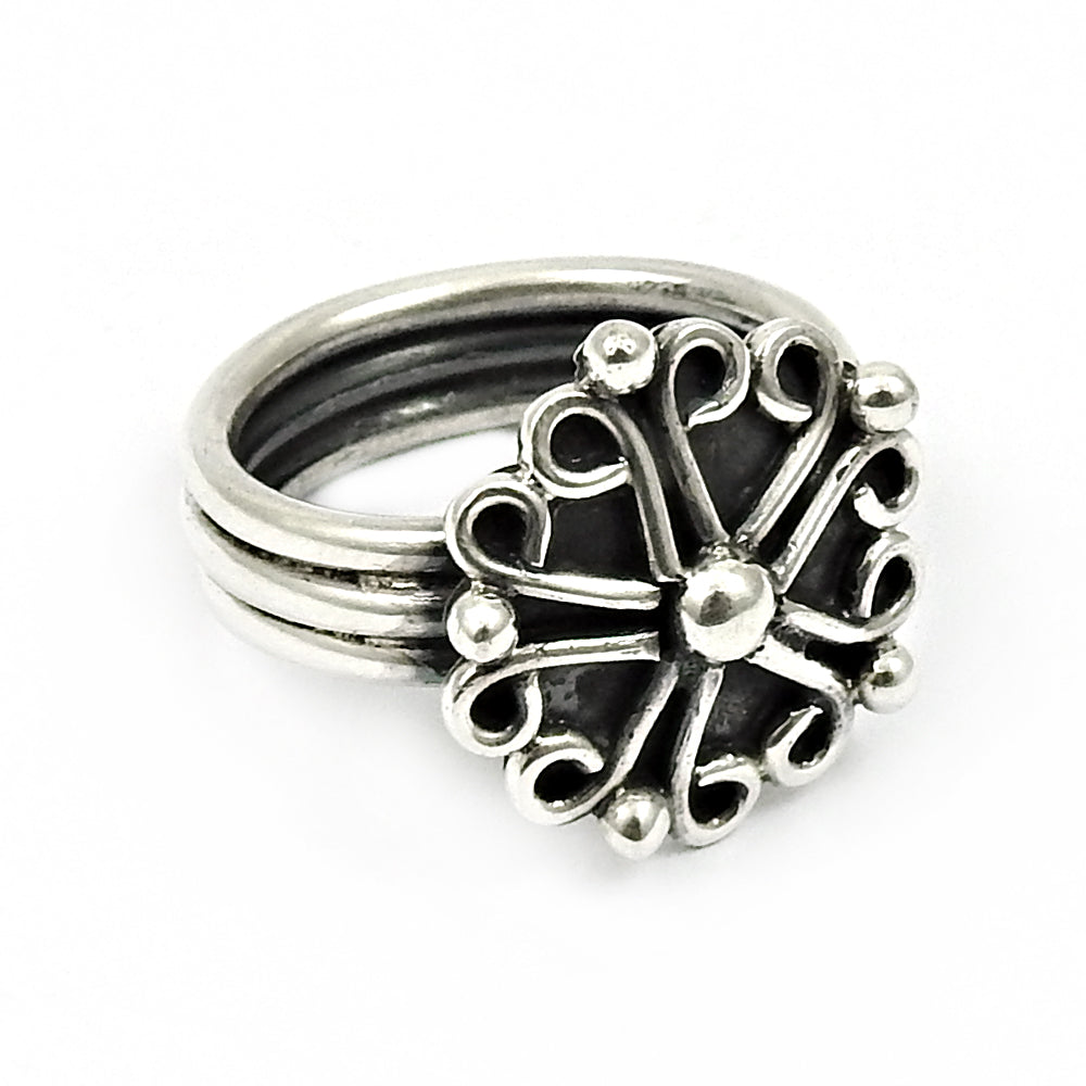 Vintage Solid 925 Sterling Silver Handmade Ring Timeless Classic Band