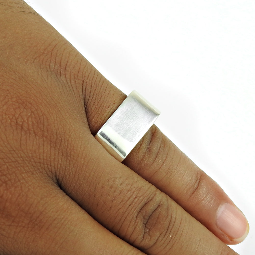 Solid 925 Sterling Silver Vintage Handmade Ring Antique Style Jewelry