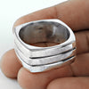 Vintage Solid 925 Sterling Silver Handmade Ring Retro Bohemian Design