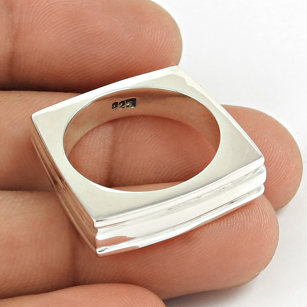 Vintage 925 Sterling Silver Ring Antique Finish Boho Style Jewelry