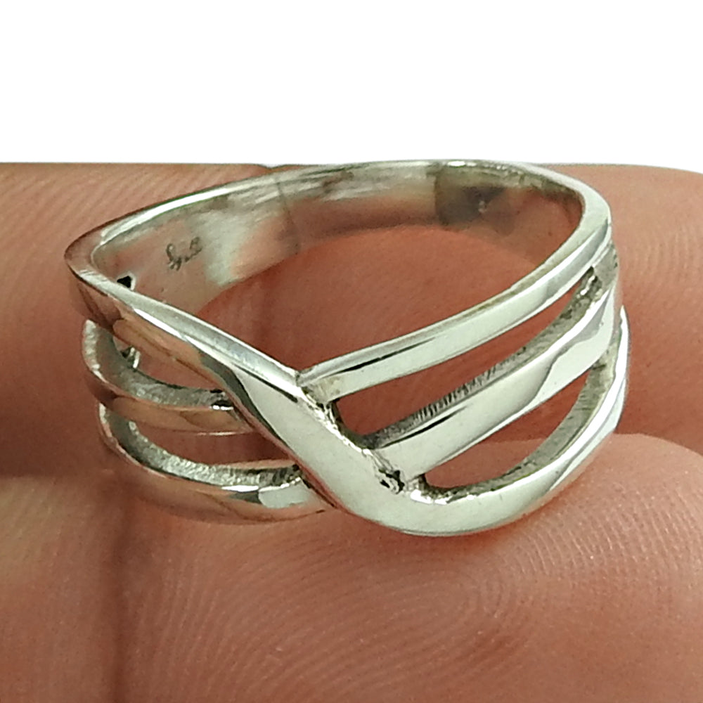 Vintage 925 Sterling Silver Ring Timeless Unisex Everyday Jewelry