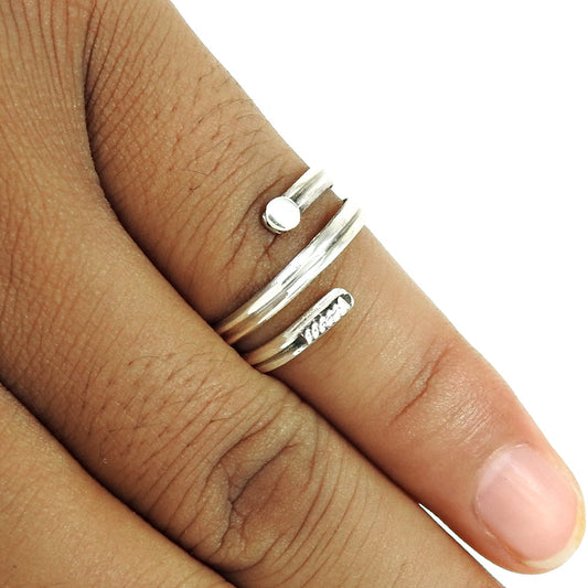 Unique Solid Sterling Silver Handmade Ring Durable Artisan Jewelry