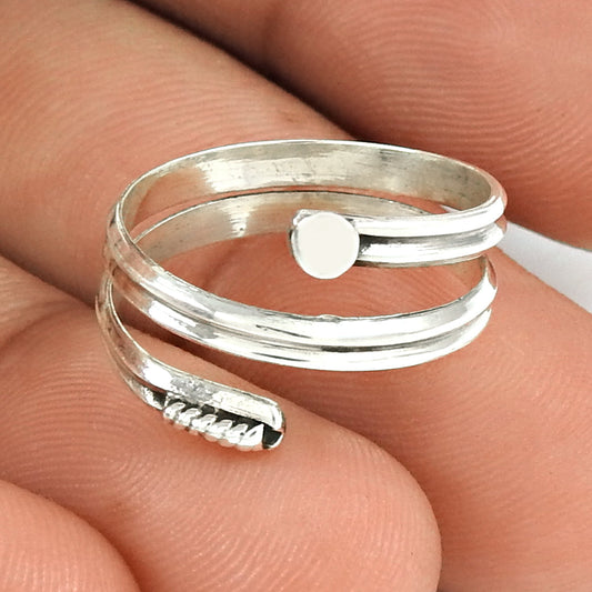 Unique Solid Sterling Silver Handmade Ring Durable Artisan Jewelry