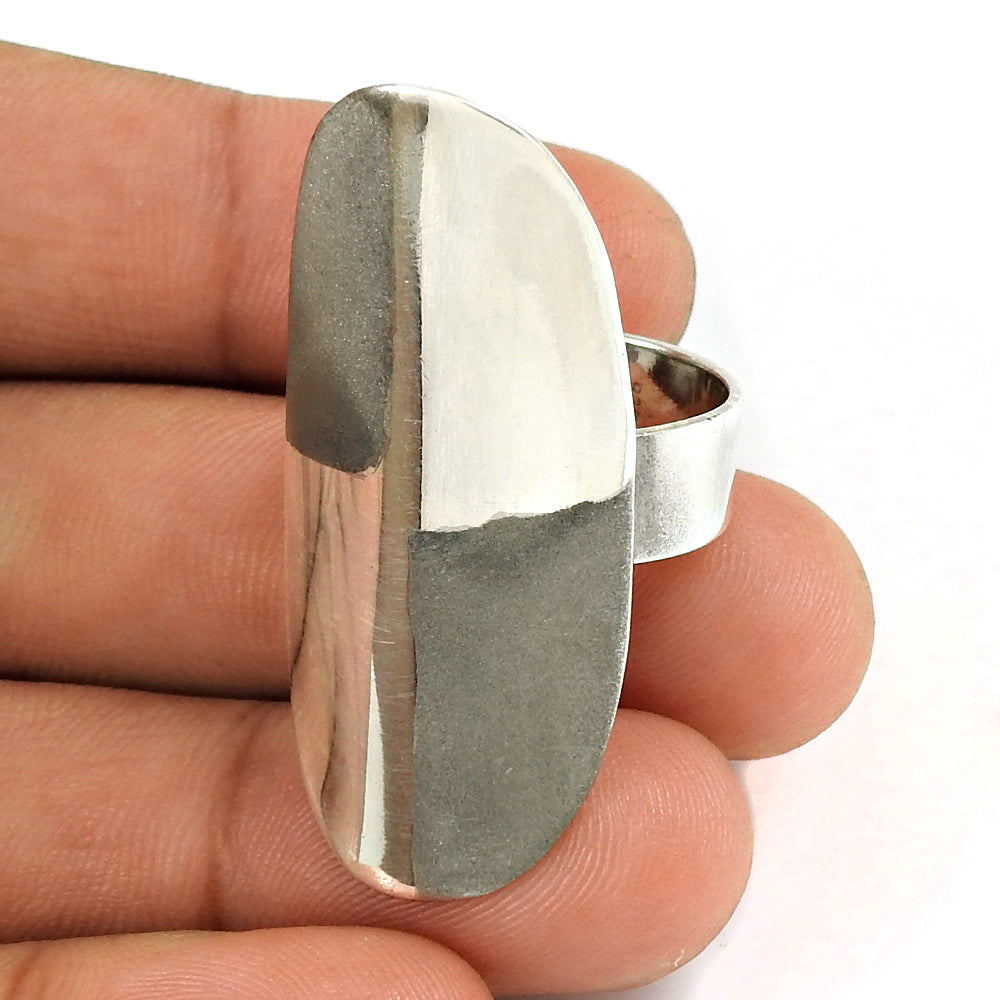 Solid 925 Silver Ring Timeless Polished Band Durable Unisex Gift