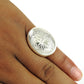 Solid 925 Silver Ring Unique Artisan Handmade Timeless Classic Band