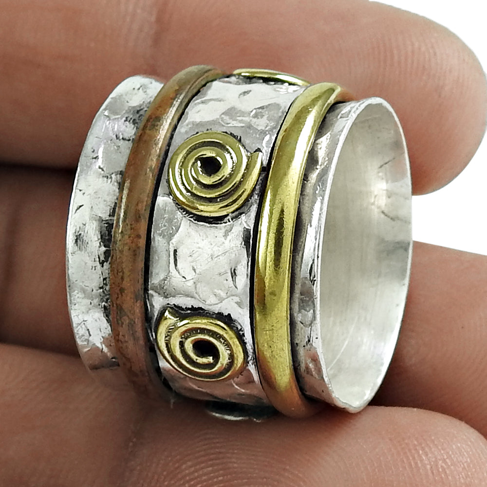 Solid 925 Silver Ring Stylish Minimalist Unisex Everyday Jewelry Gift