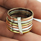 Authentic Vintage 925 Silver Handmade Ring Boho Style Band