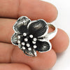 Vintage 925 Silver Handmade Ring Retro Antique Band Jewelry
