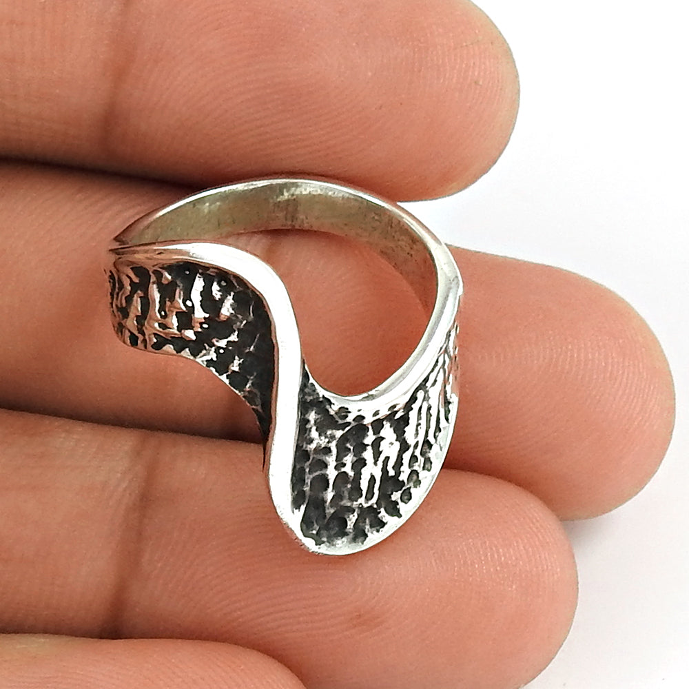 Vintage 925 Silver Handmade Ring Timeless Artisan Jewelry Gift